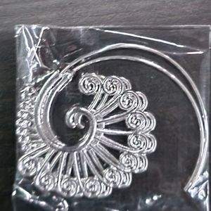 Silver earrings